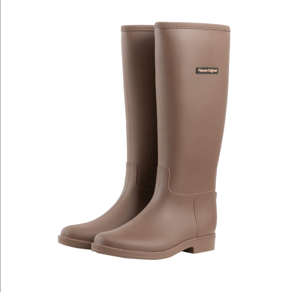 Planone (Amazon) Rain Boots - Light Brown NIB